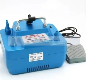 800W Electric Balloon Pump Timing Quantitative Professional Double Hole Inflator With Memory Function Foot Switch tools