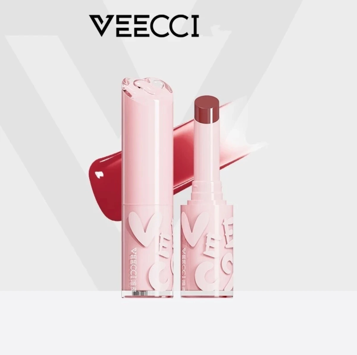 VEECCI Lipstick Hydrating Long-lasting Color Won't Stick To Cups Fast Film Formation Won't Stain Lips 1.6g Makeup Cosmetics