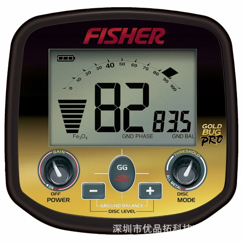 FISHER RESEACH LABS Gold Bug Pro Gold Silver TreasureProfessional Detector de Metales subterráneo Digger Long Distance Double Coin