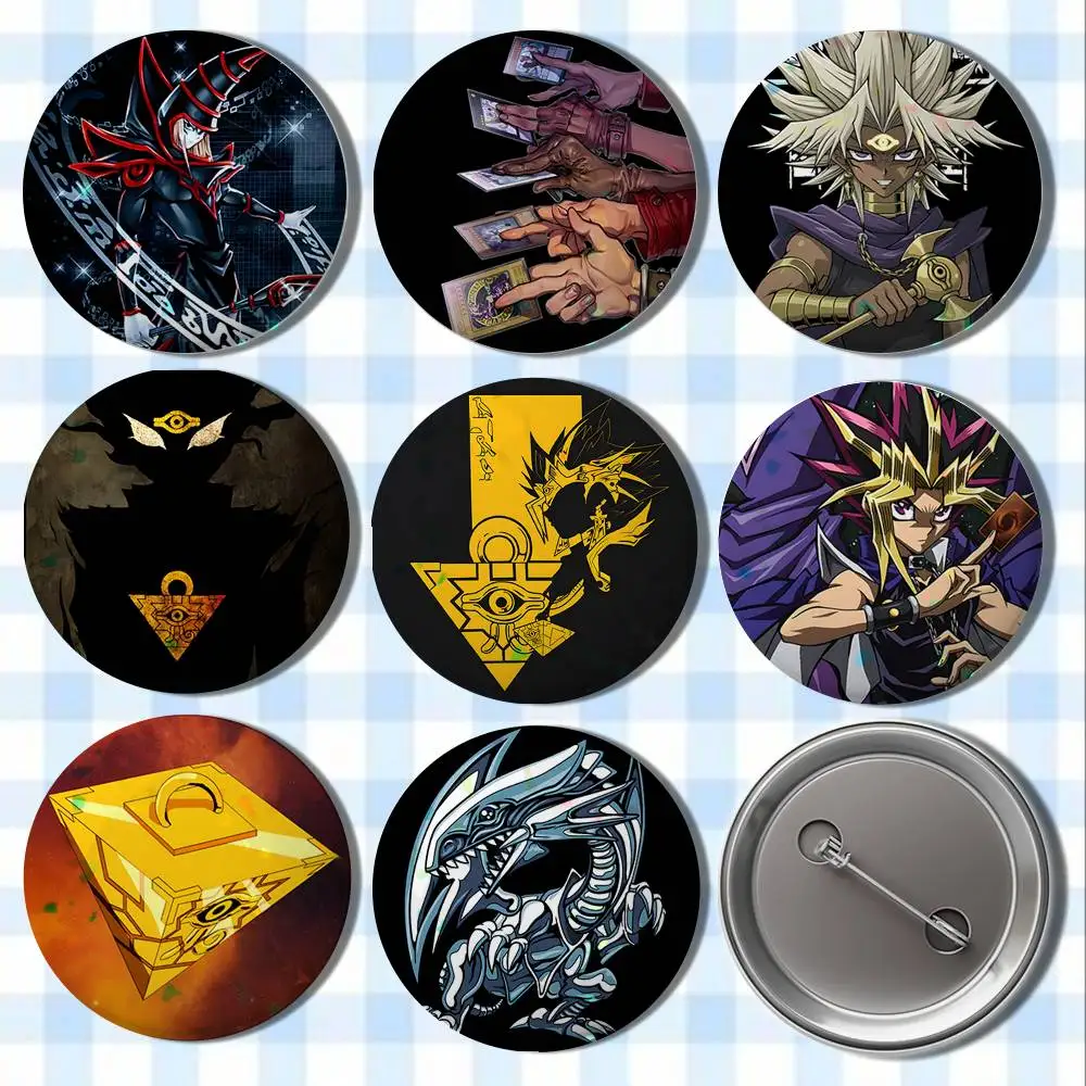 

Yu-Gi-Oh Badges Button Round Creative Pin Brooch Badge Bag Decor Accessories Fans Collect Friends Gifts