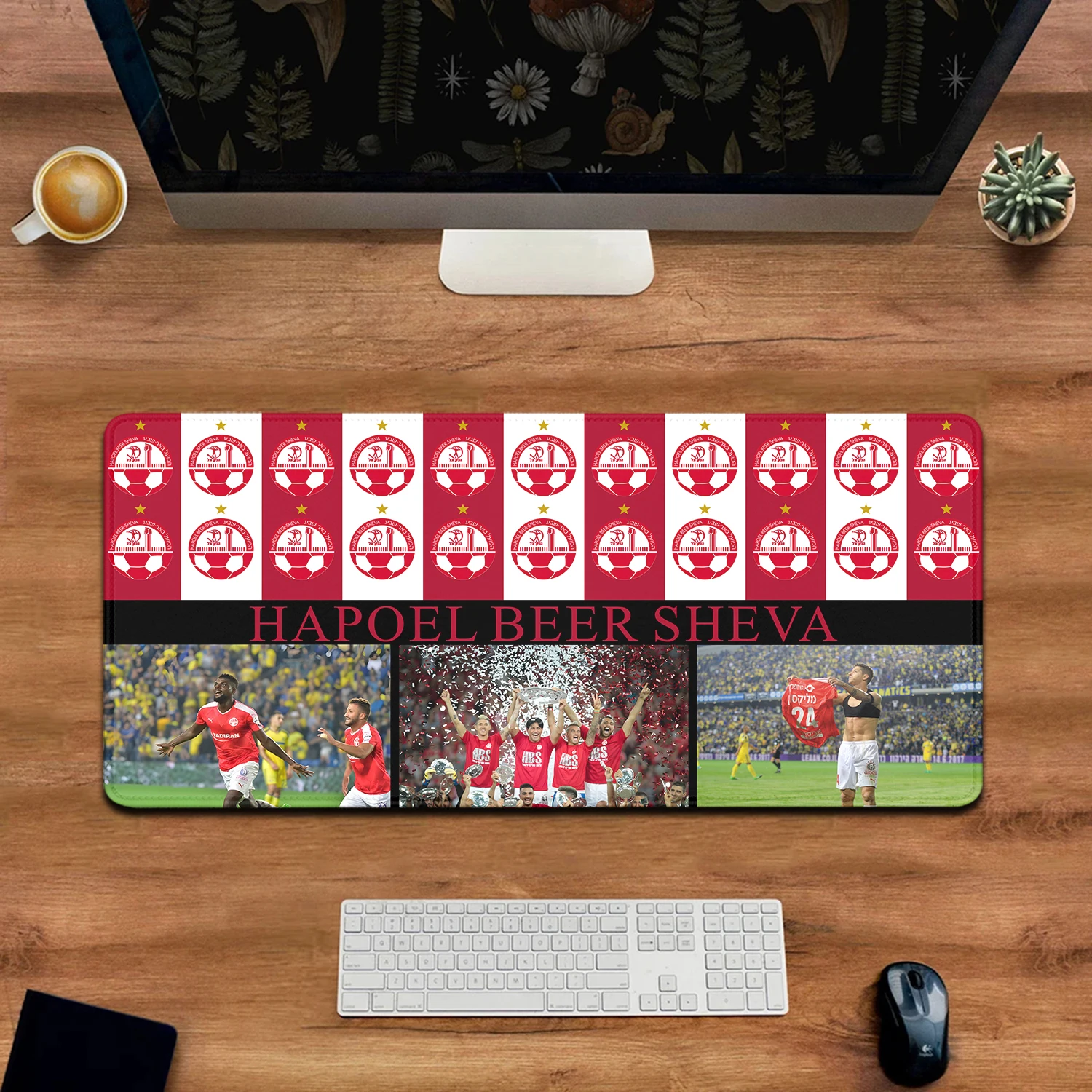 لوحة ماوس FC HAPOEL BEER SHEVA ملحقات مكاتب الألعاب لوحة المفاتيح هدية الكمبيوتر ألعاب الكمبيوتر حصيرة مكتبية #2