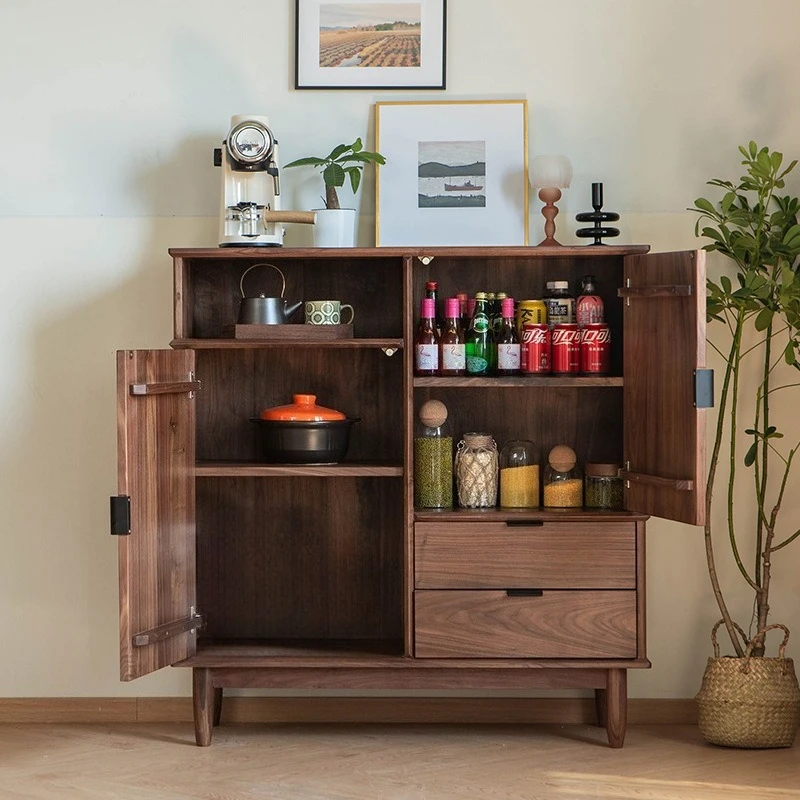 Kantenschrank Leichter Luxus-Teeschrank Moderner, einfacher Gitterspind