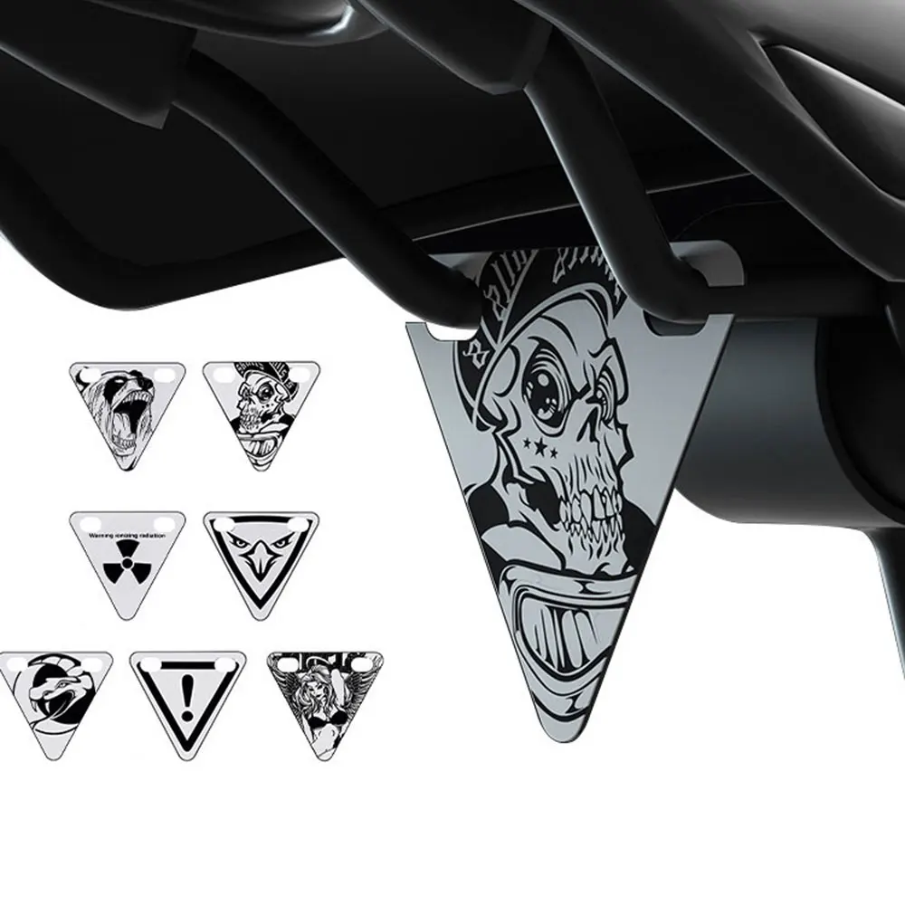 Bicycle Reflective Triangle Plate Mountain Road Bike Night Riding Highlight Warning Film Cushion Reflective