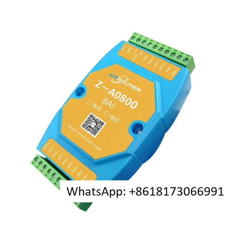 Analog Acquisition Module with Modbus Protocol 8 Channel AI Ports Z-A0800 IOTRouter