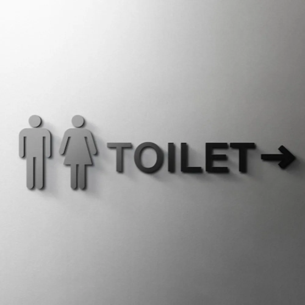 Wc Signs 3D Self Ad…