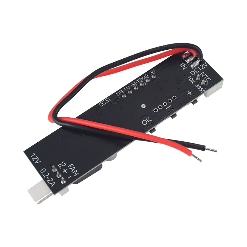 12V 2A DC PWM 2-3 Wire Fan Temperature Control Speed Controller Driver Module for Chassis Computer Noise Reduction Module