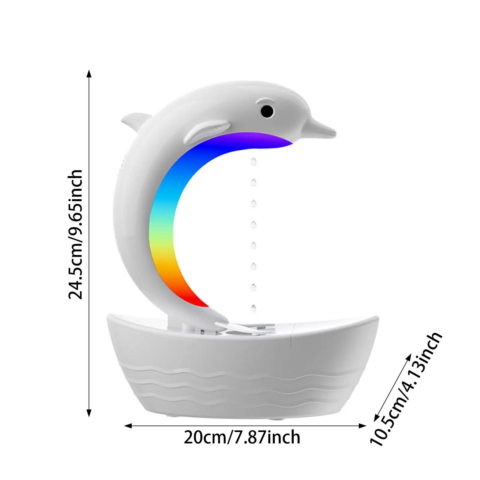 Aroma Diffuser Decoration for Home Office Multifunctional Waterless Auto Off 400ml Portable Desktop Humidifier Speaker LED Lamp