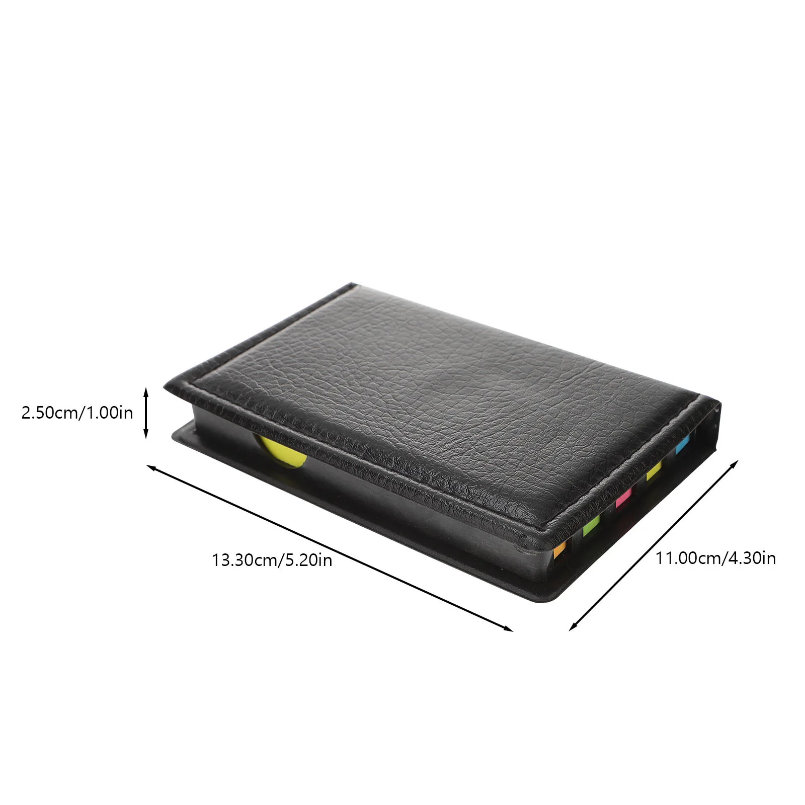 Sticky Memo Set Premium Craft Paper PU Exquisite Looking Convenient Practical Home Work Office School Use