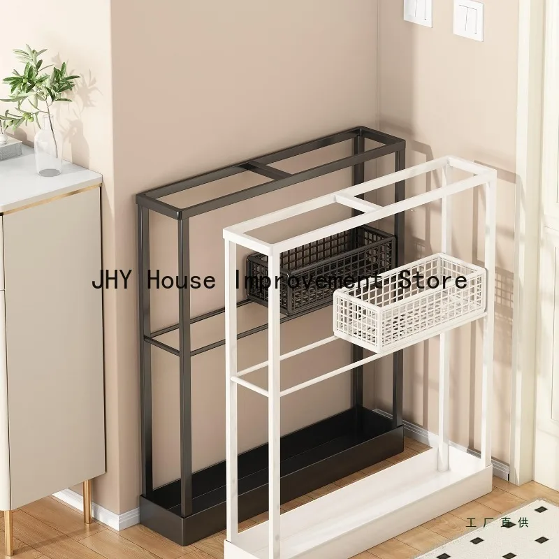 Umbrella Stand Convenient Iron Entryway Simple Apartment Hotel Freestanding Sturdy Organizer Storage Bin Umbrella Holder Rack