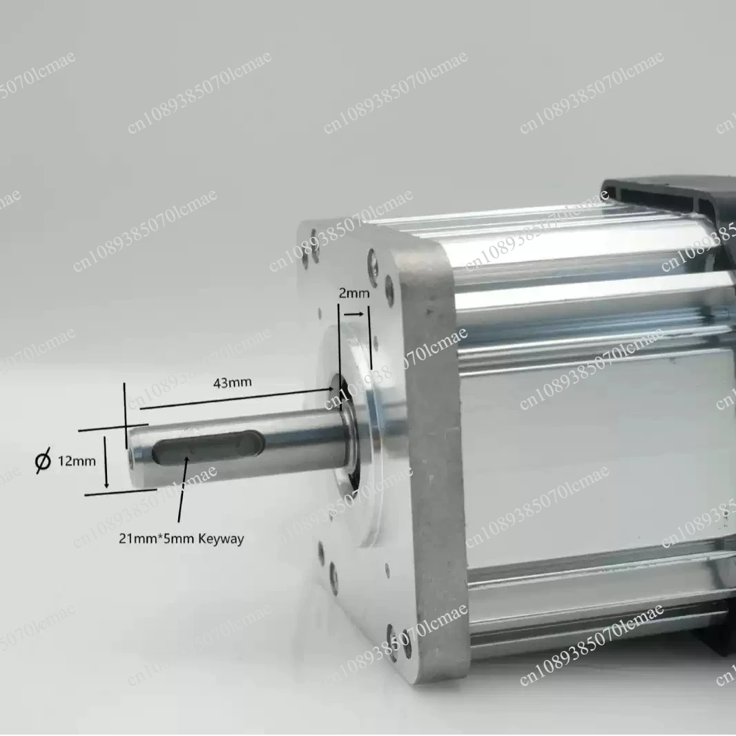 Knob adjustable speed 220v 550w servo motor and driver group, permanent magnet motor