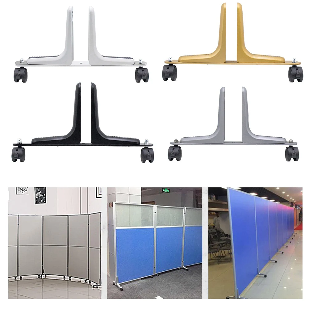 Room Layout Changes Screen Divider Glass Holder Gold Aluminum Alloy Long-Term Use Space-Saving Sturdy Reliable