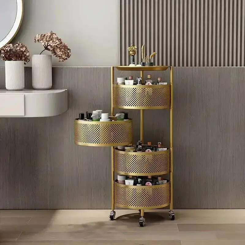 

light Trolley Luxury Furniture Cart Salon Salon Beauty Salon Nail Eyelash Tattoo Embroidery Tool Cart Multi-layer Storage Rack Z