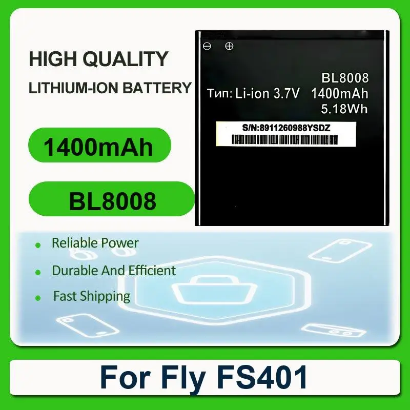 

Battery For Fly FS401 IQ456 BL3808