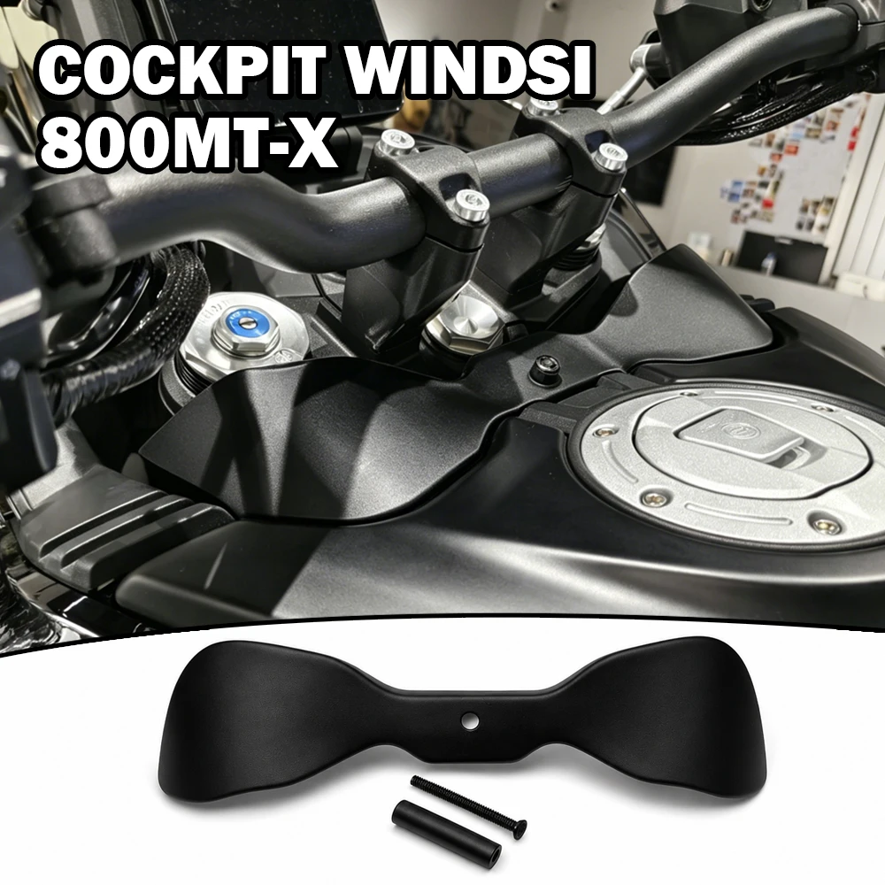 For 800MT-X 800MT X Motorcycle Windshield Wind Deflector Cockpit Wind Buffeting Guard Accessories
