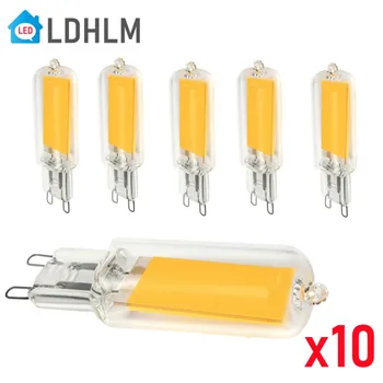 ガラスランプ,LED,7W, 9W, 9W, 12W, 15W, 220V, 10個,超高輝度電球