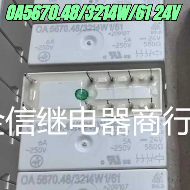 

（Brand New）1pcs/lot 100% original genuine relay:OA5670.48/3214W/61 24V safety relay