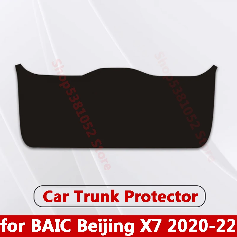 

Car Trunk Protector PU Leather Anti-Scratch Anti-Dirty Liner for BAIC BEIJING X7 2020 2021 2022 Protection Accessories