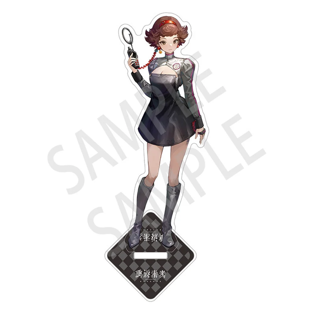 Anime Returning to the Future 1999 Eternity Melania Ramirez Game Acrylic Stand Figure Models Badge Brooch Pins Button Gift