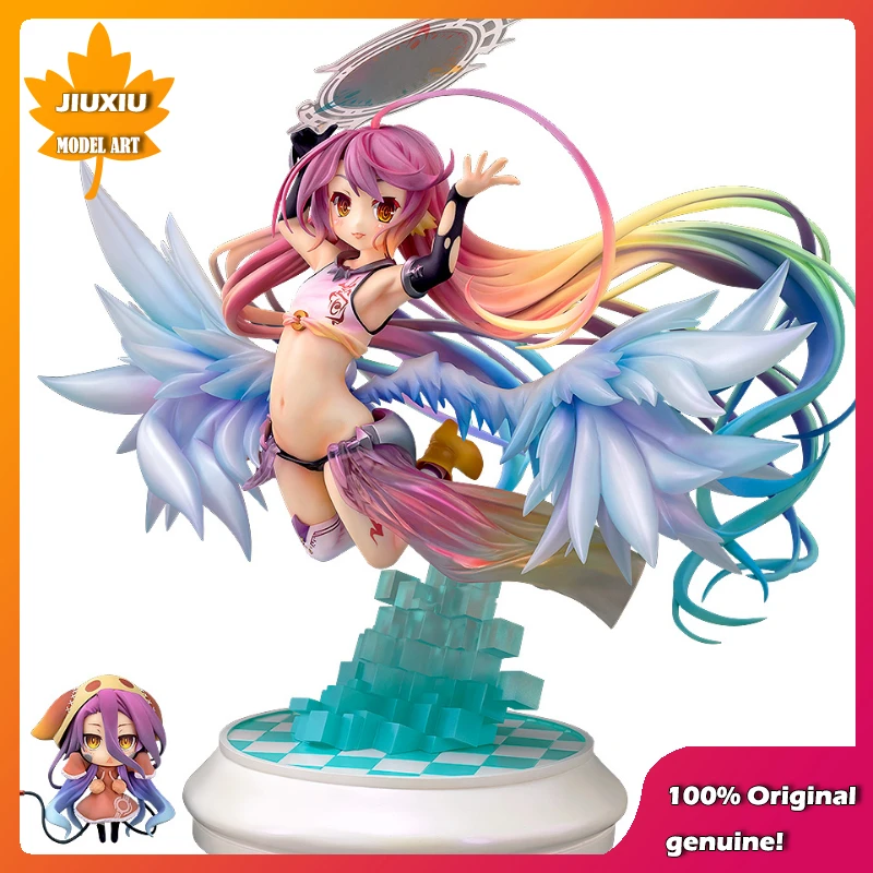 

100% Original:Anime No Game No Life Zero Jibril 25cm PVC Action Figure Anime Figure Model Toys Figure Collection Doll Gift