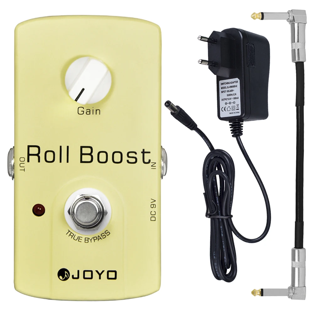 JOYO Guitar Effect Pedal JF-38 Roll Boost Pedal Classic A Circuit Clean Clear Transparent Boost Effect Electric Guitar Pedal