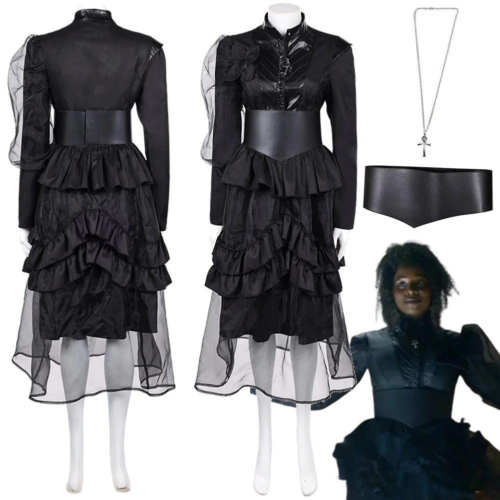 

Fancy Dress Lucienne Cosplay For Women Clothing 2025 Movie TV Sandmen Costume Adult Woman Roleplay Fantasia Party Outfits