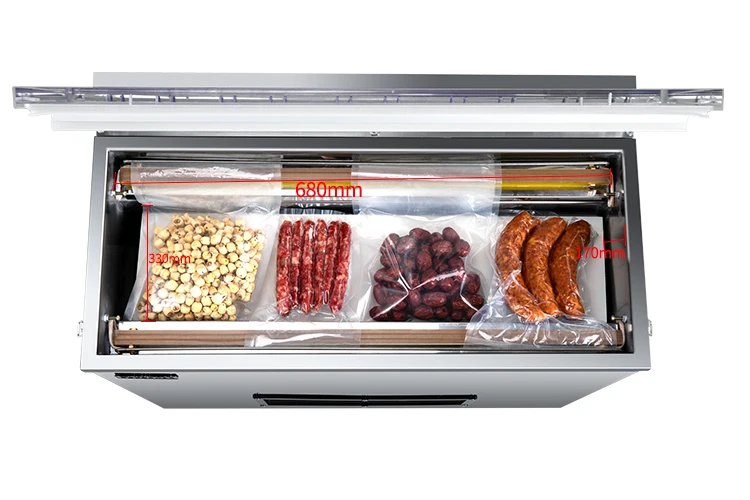 OX-660GY Electric Vertical Single Chamber Food Vacuum Sealer Packaging Machine Packing Machine