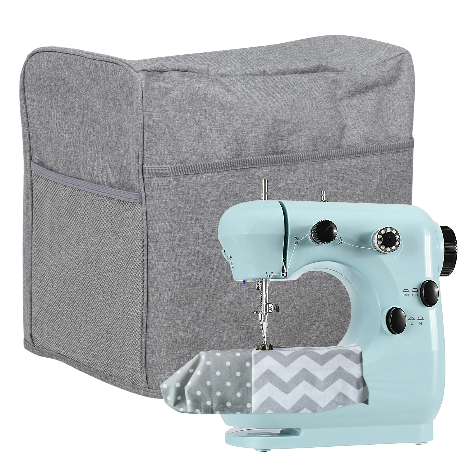 

Sewing Machine Cover 600D Oxford Cloth Dust Proof Wear Resistant Universal Storage Bag Protects Scratches Liquids Sewing