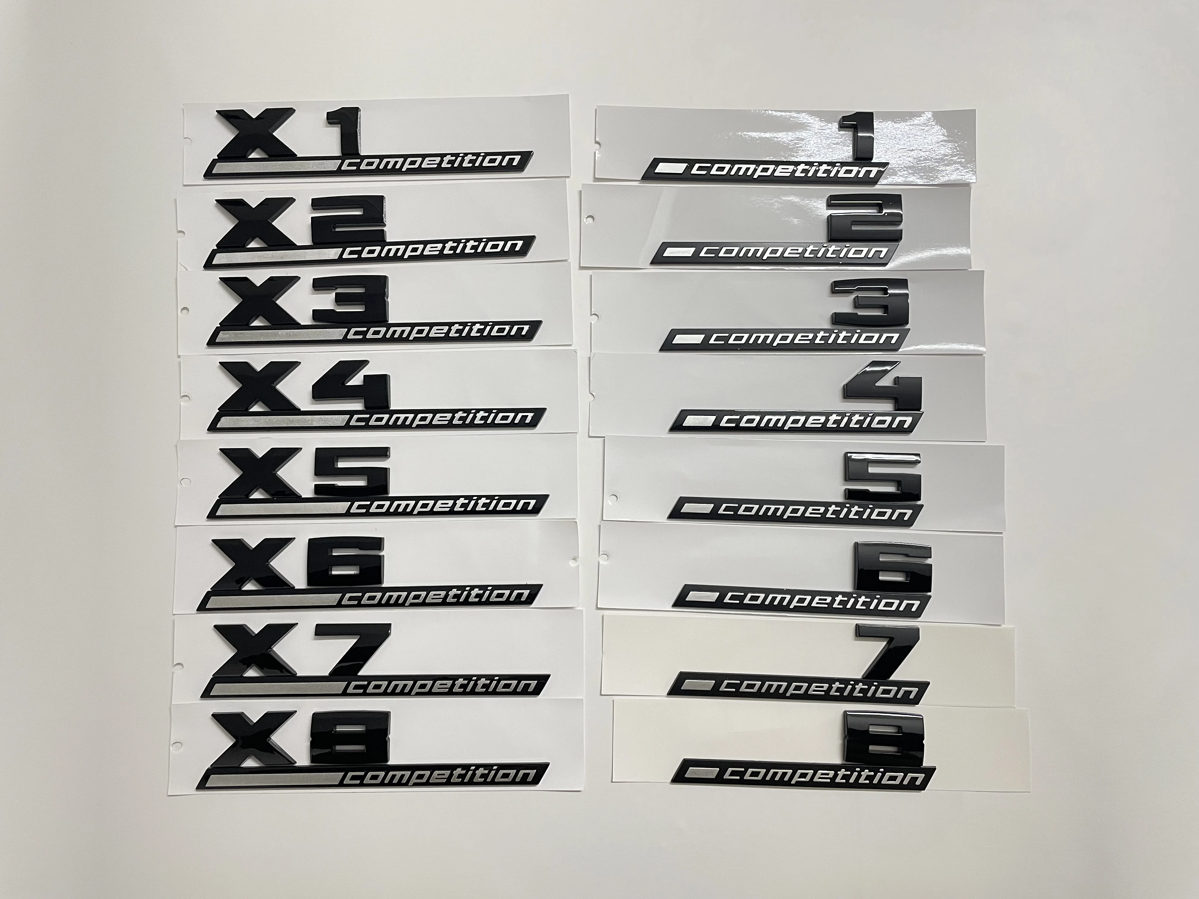 

3D ABS COMPETITION Автомобильный багажник, эмблема Thunder Edition, наклейка для BMW M1 M2 M3 M4 M5 M6 M7 M8 X1M X2M X3M X4M X5M X6M X7M X5