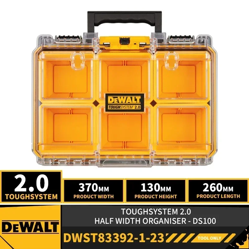 DEWALT DS100 DS166 DS300 DS400 DS450 DS280 TOUGHSYSTEM 2.0 Mobiele stapelbare opslag gereedschapskist