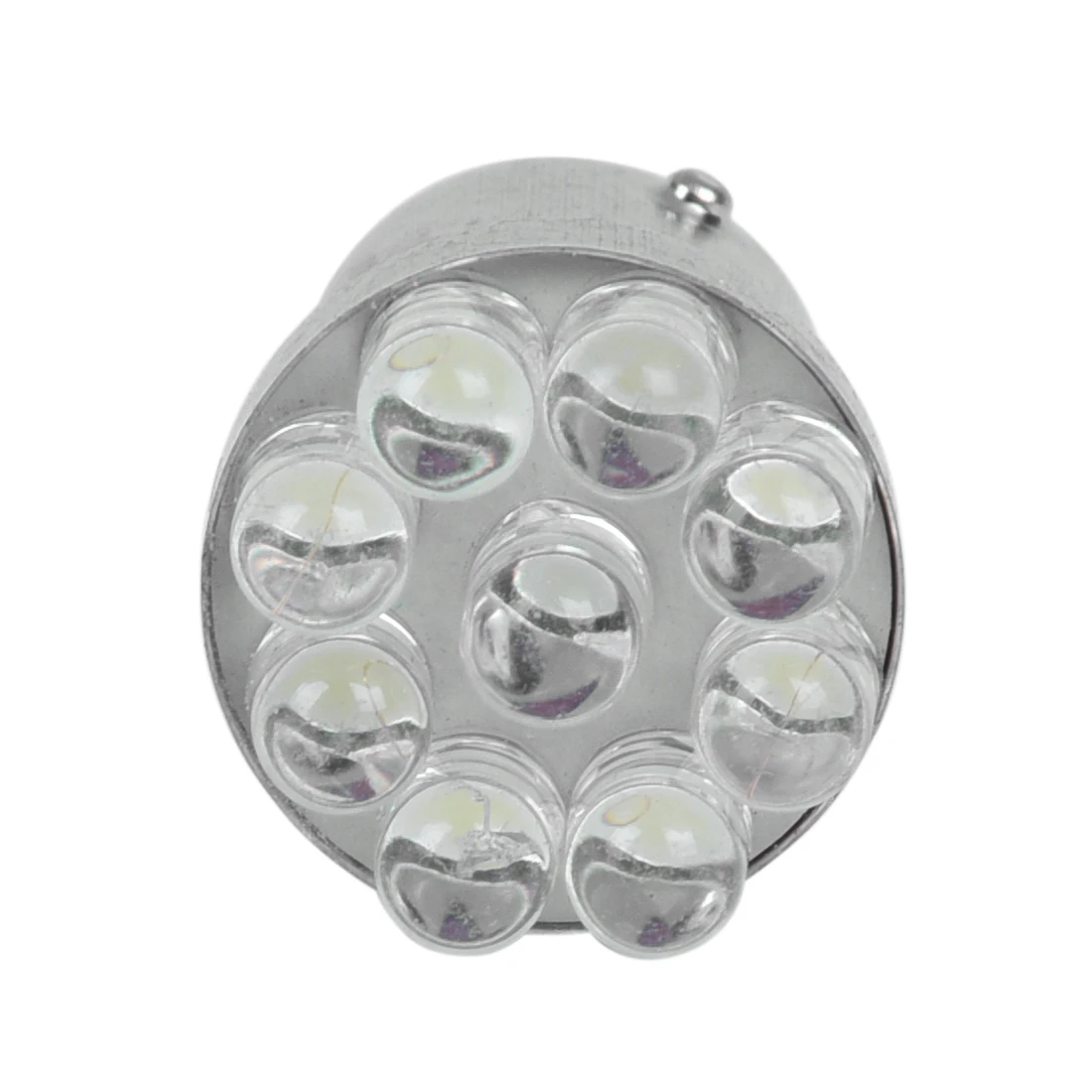 A04G-10 1156 382 1093 BA15S P21W White 9 LED Tail Stop Parking Light Bulb Lamp