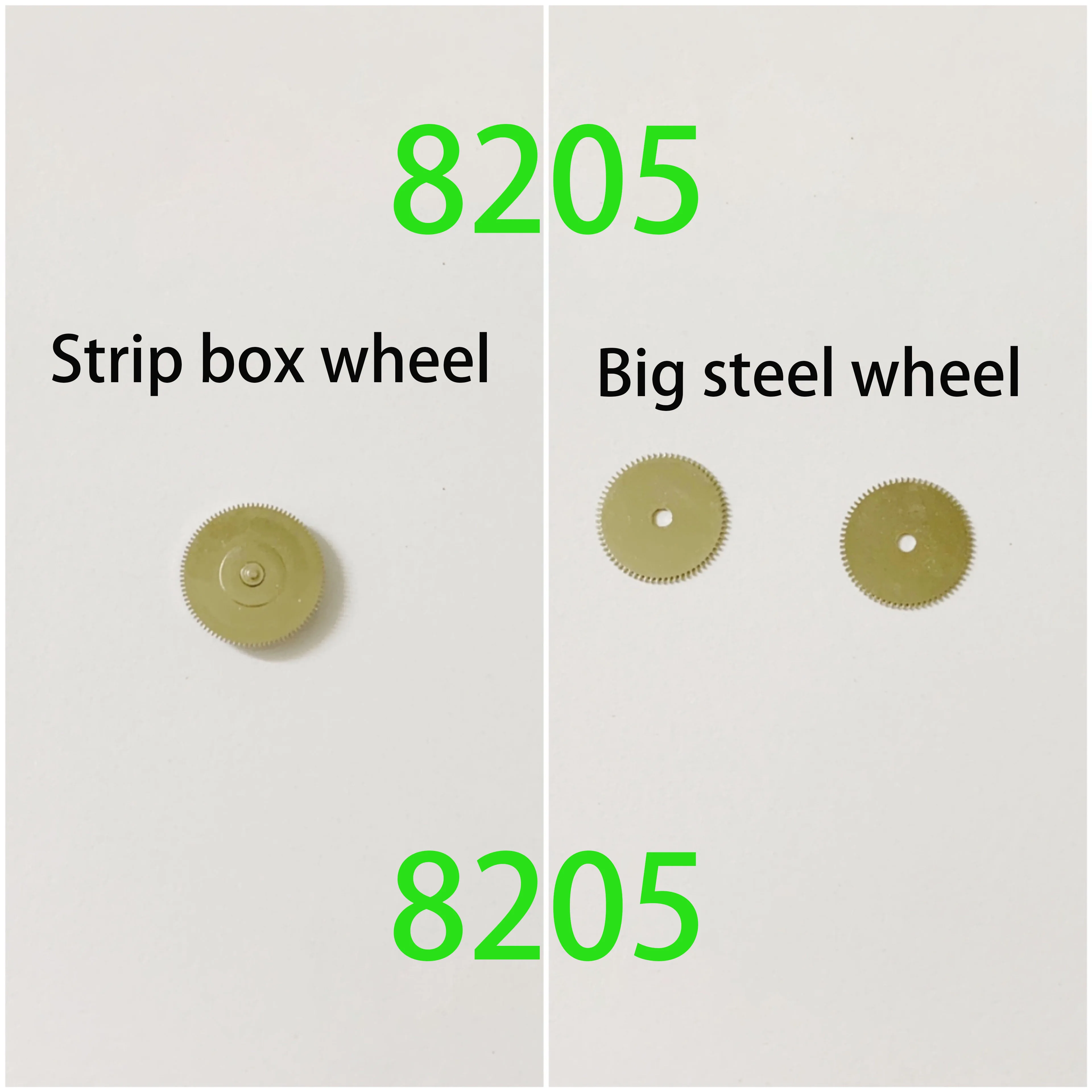 Domestic 8205 8213 mechanical core bar box wheel, bar closing wheel (including spring), large stee lStrip box wheel  Large wheel