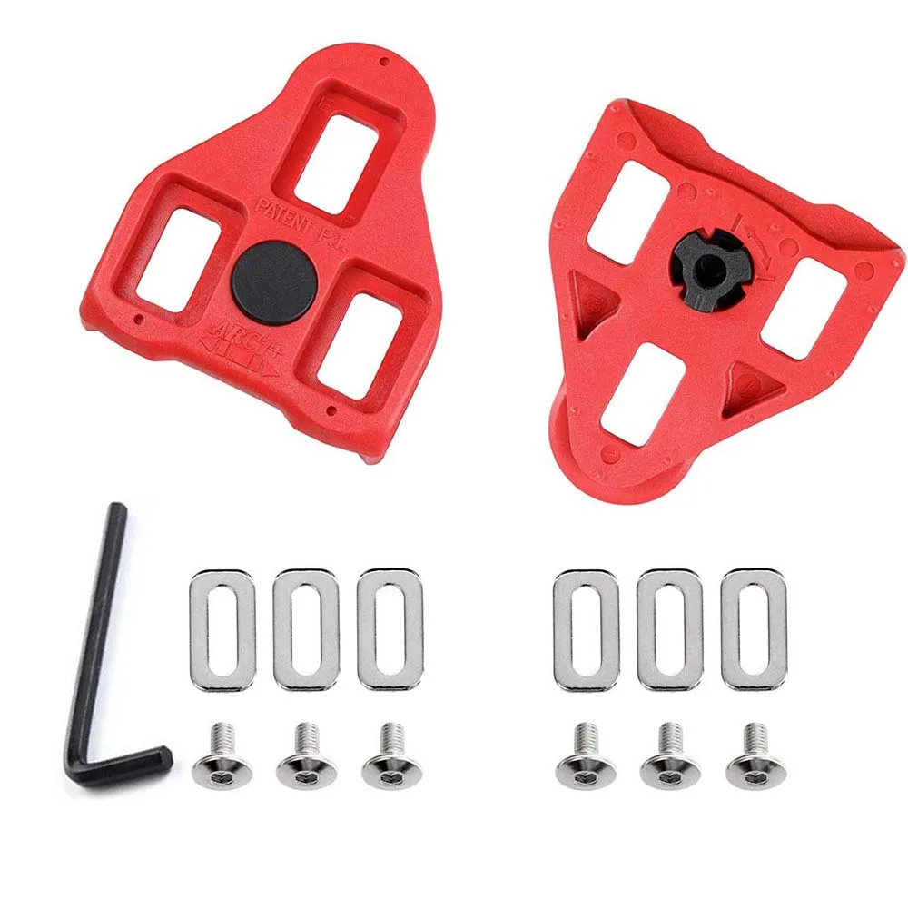 AliExpress Delta Pedals Clips Nut Cleats Bike Accessories 9 Degree Float Bicycle Cleats Set Bike Shoes Cleats Lock Pedal Pedals Cleat Set
