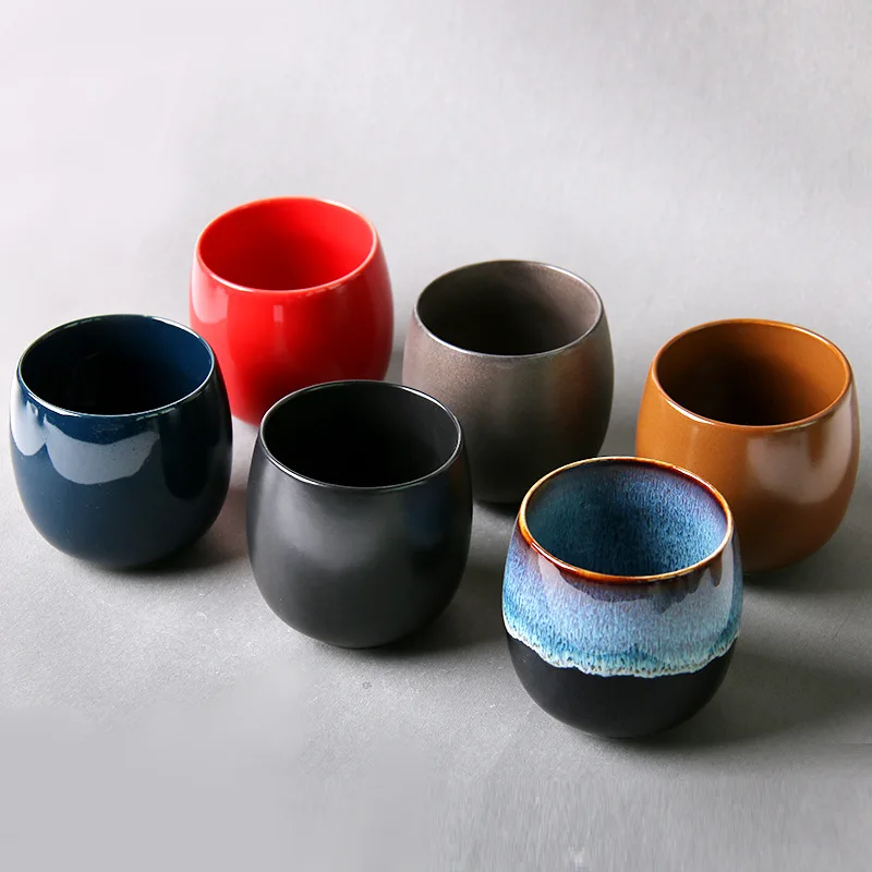 Japanese Ceramic Tea Cup,Porcelain Tea Bowl, Espresso Cups,Pottery Coffee Mug,Afternoon Teacup Mugs,Coffee Cups,Wholesale,1Pc