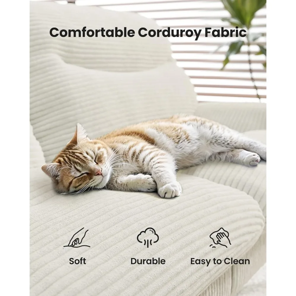 أريكة سرير فوتون، أريكة فوتون 3 في 1 مع مسند ظهر ومساند للذراعين قابلة للتعديل، سرير أريكة قابل للتحويل، كرسي نوم قابل للطي #6