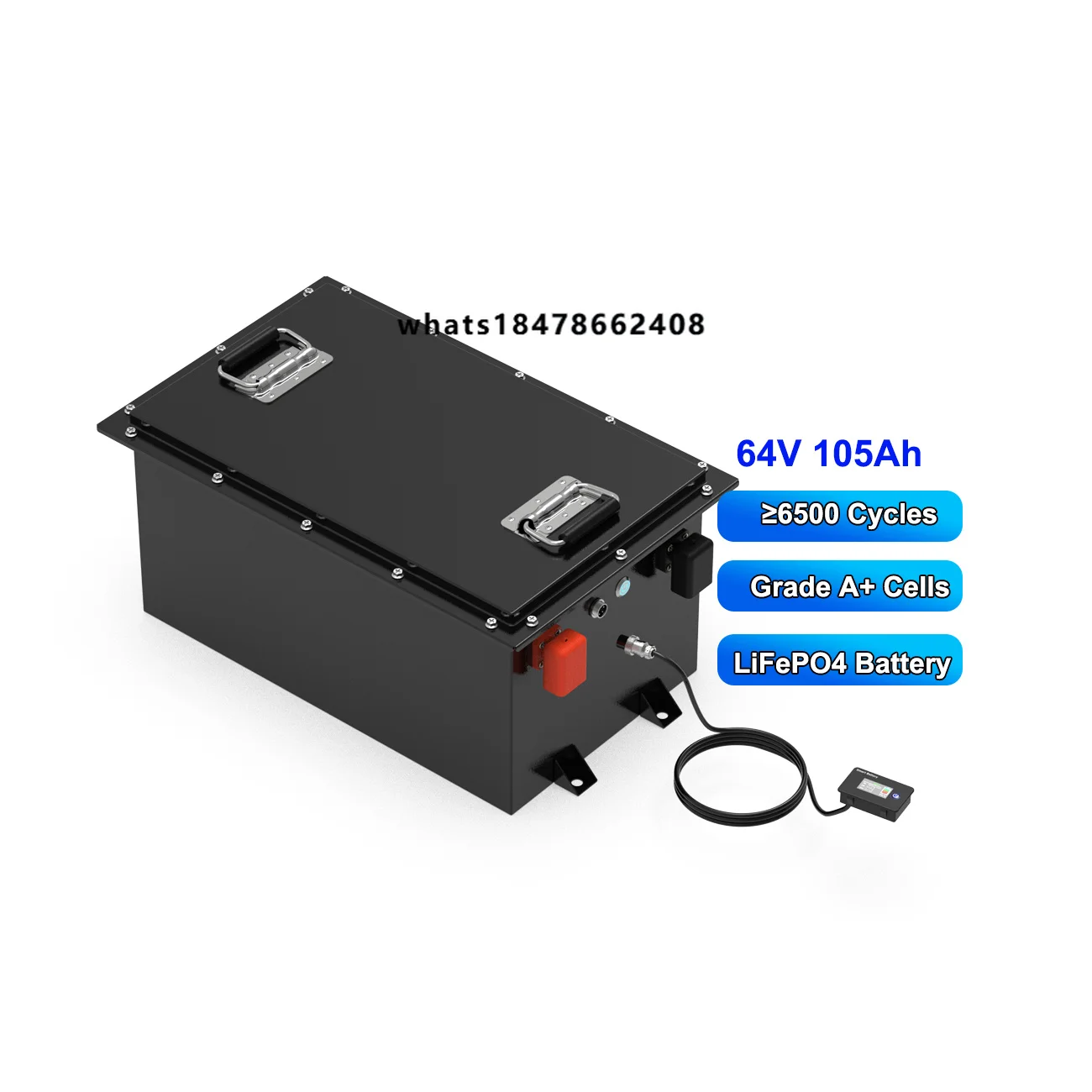 

60V 200Ah Lithium Battery High Capacity Deep Cycle Power Battery for Golf Cart Sightseeing Car Electric Vehicle