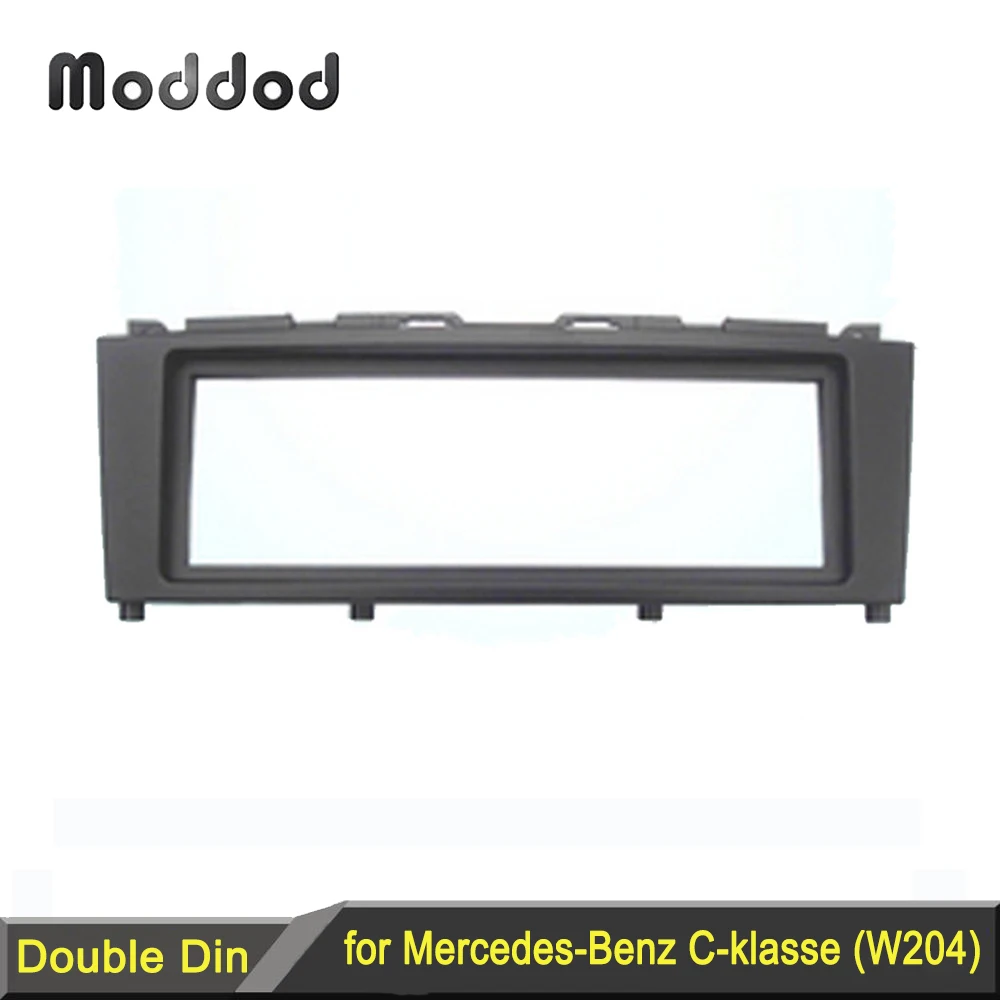 

One Din Stereo Panel for MERCEDES-BENZ C-klasse W204 Fascia Radio Refitting Dash Mounting Installation Trim Kit Face Frame Facia