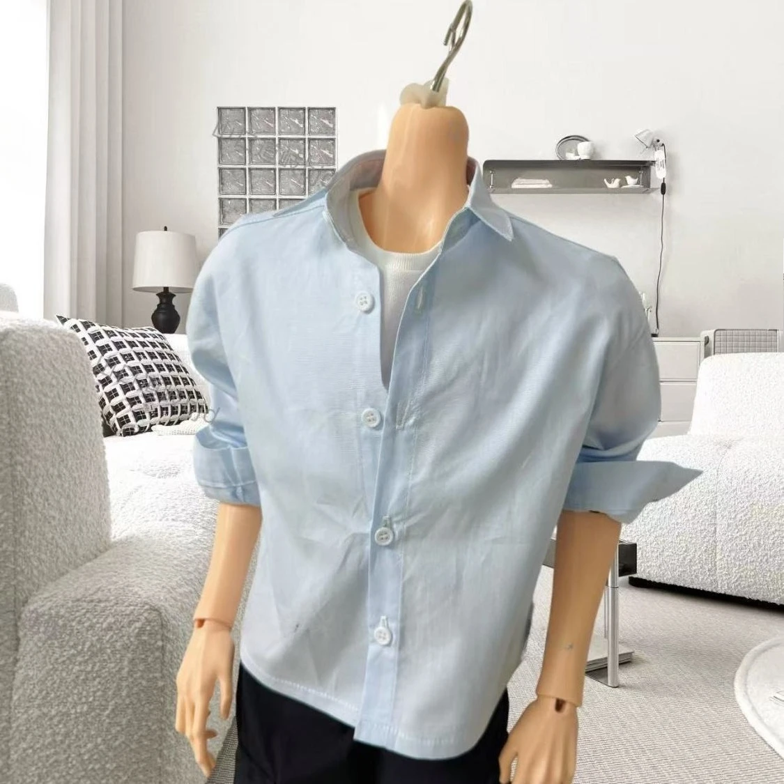 

New 1/3 1/4 Doll's Clothes for 75/45cm Male Bjd Doll Shirt Dress Up Play House Girl Toys Fashion Gift Doll Accessories, No Doll