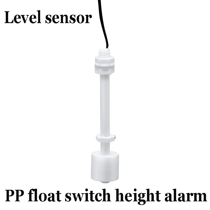 

Level sensor PP float switch height alarm 300MM line length switch power 10W/50W water tank level switch