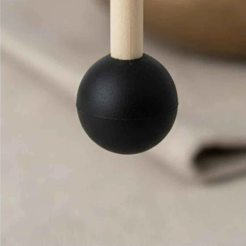 Multipurpose Rubber Felt Drum Beater For Professional Musicians And Beginners 4XBB