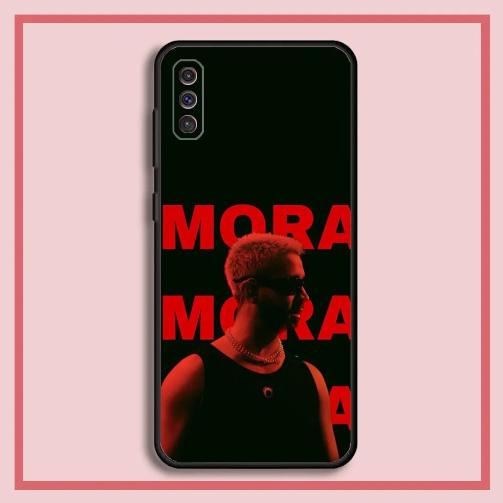 Mora Paraiso Singer Phone Case For Samsung S23,23,22,30,21,10,9,Note20 Ultra,Lite,Ultra,5G,Plus,FE,Black Soft Case