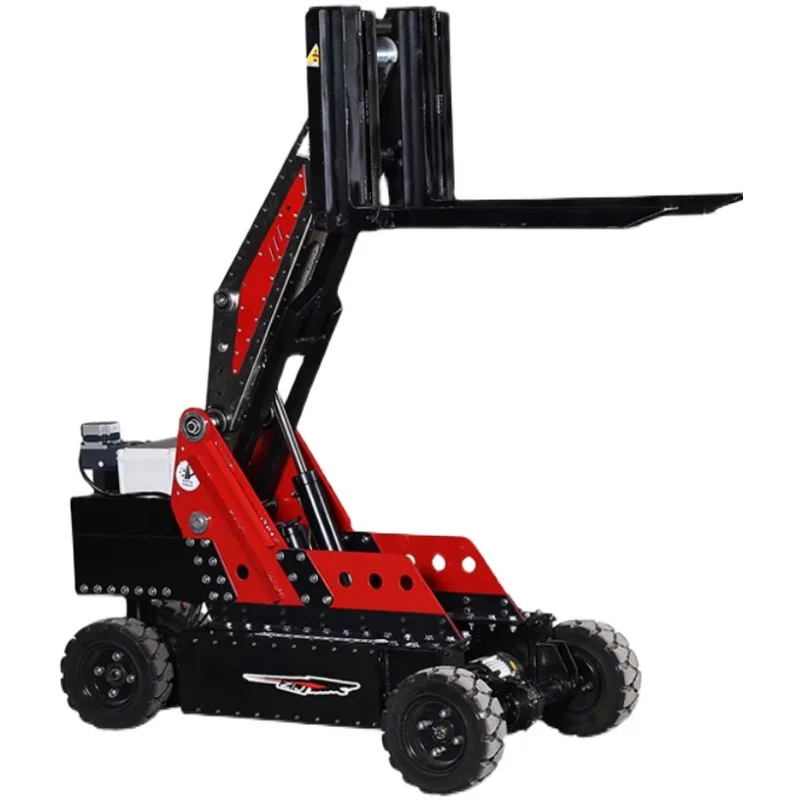 2026-Tank forklift fully electric stacker 1.5 tons small hydraulic lifting loading and unloading forklift