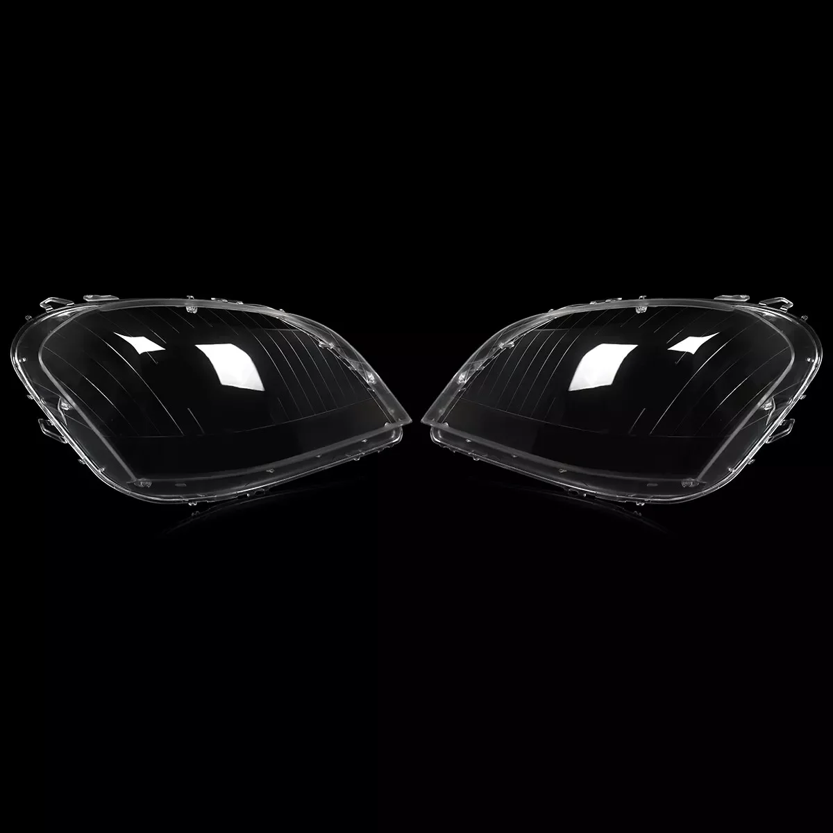 Left Right Headlight Lens Covers For Mercedes Benz ML-Class W164 ML350 ML500 ML63 AMG 2006-2008 Headlamp Lampshade Clear Shell