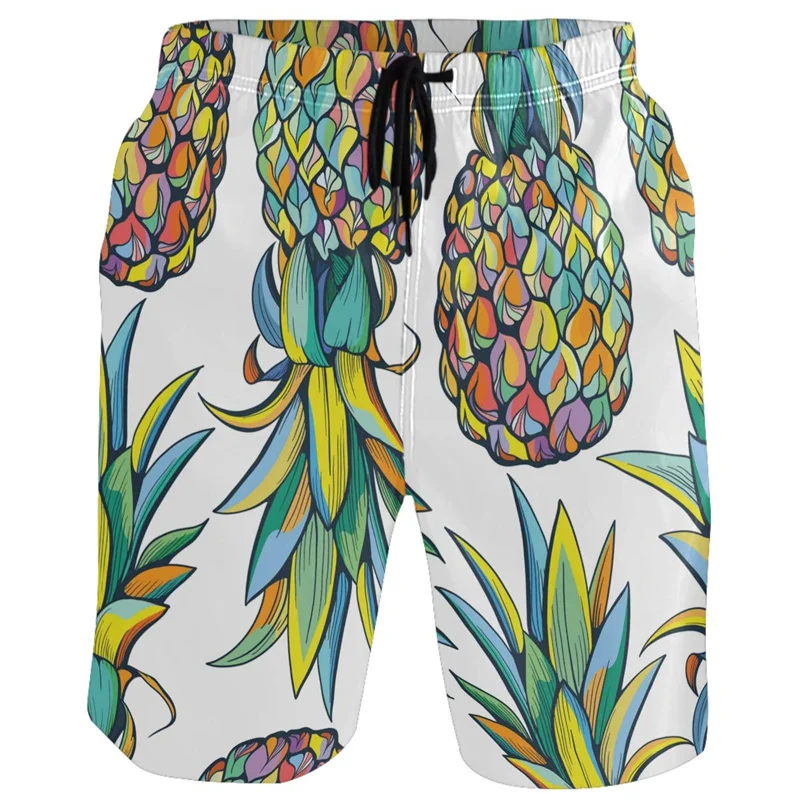 

Popular Sunflower Pineapple Graphic Shorts Pants 3D Print Hip Hop y2k Board Shorts Summer Hawaii Swimsuit Cool Surf Swim Trunks