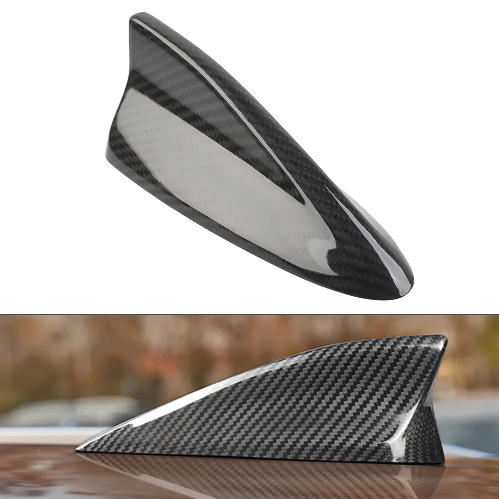 

Real Carbon Fiber Shark Fin Antenna Cover Car Styling Sticker For Mazda3 Axela CX-3 CX-4 CX-5 CX-8 Black