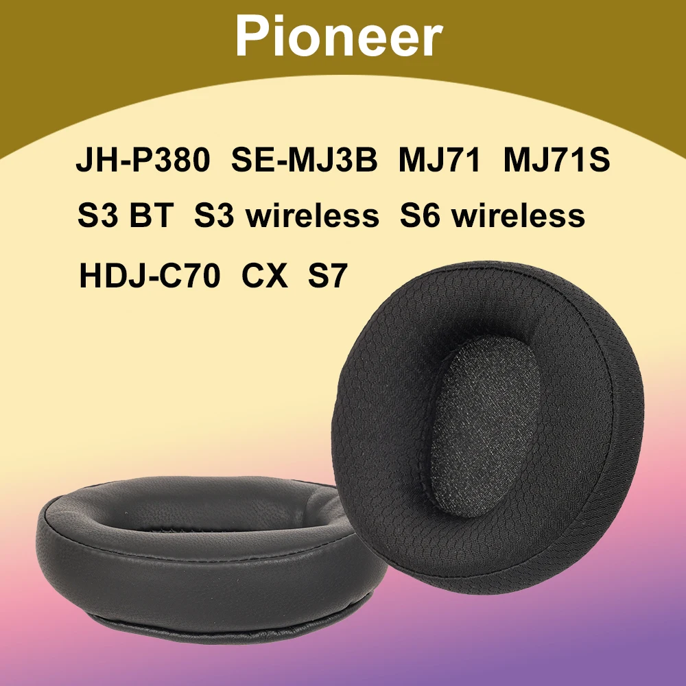 Almohadillas de Repuesto para Auriculares Pioneer JH-P380 SE-MJ3B MJ71 MJ71S HDJ-C70 CX S7 S3 BT / S6 Inalámbricos, Nuevo Diseño