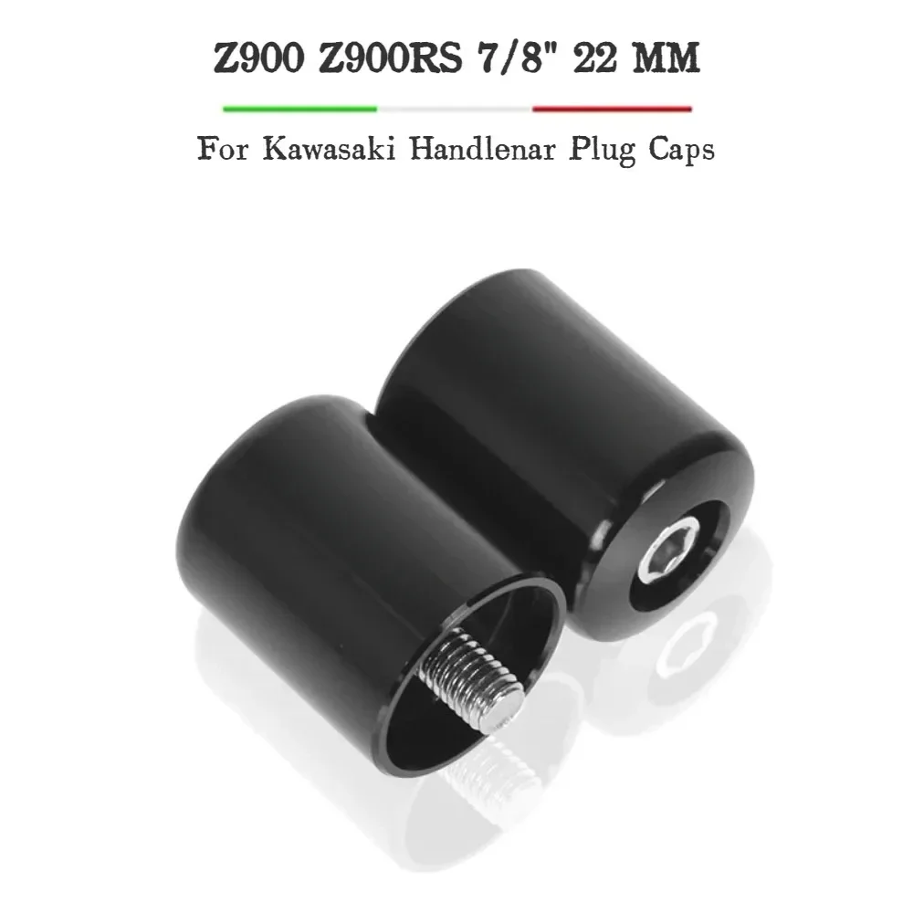 

Z900 7/8" 22 MM Universal Motorcycle Handle Bar End Handlebar Grips Ends Sliders Cap Plug For Kawasaki Z900RS Z 900 900RS