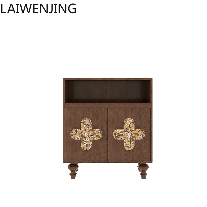 

HLZ home door storage cabinet against the wall layered baffle door solid wood locker