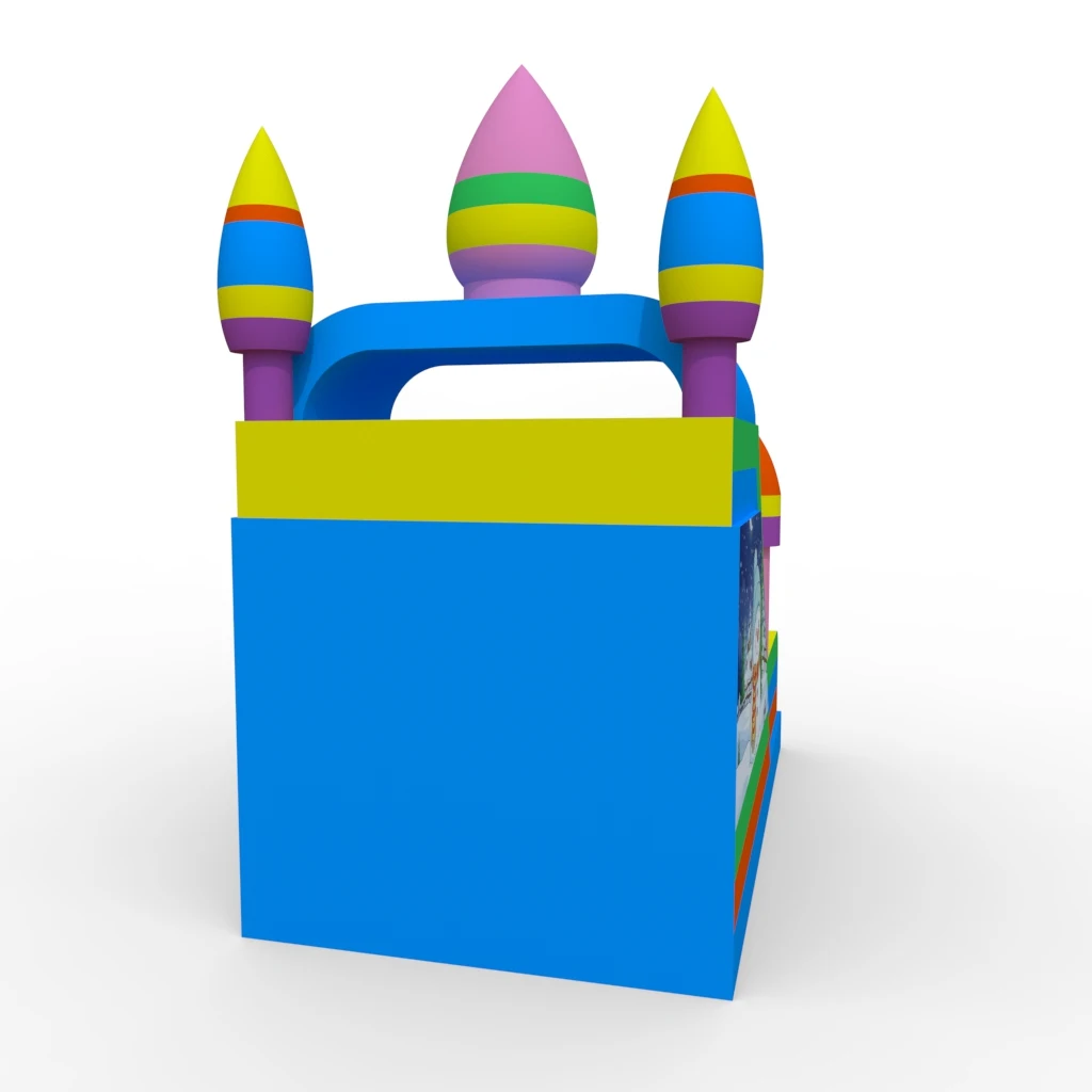 Inflatable Slide Snow Castle Bouncer Factory Price Inflatable Trampoline Slide with a blower for free