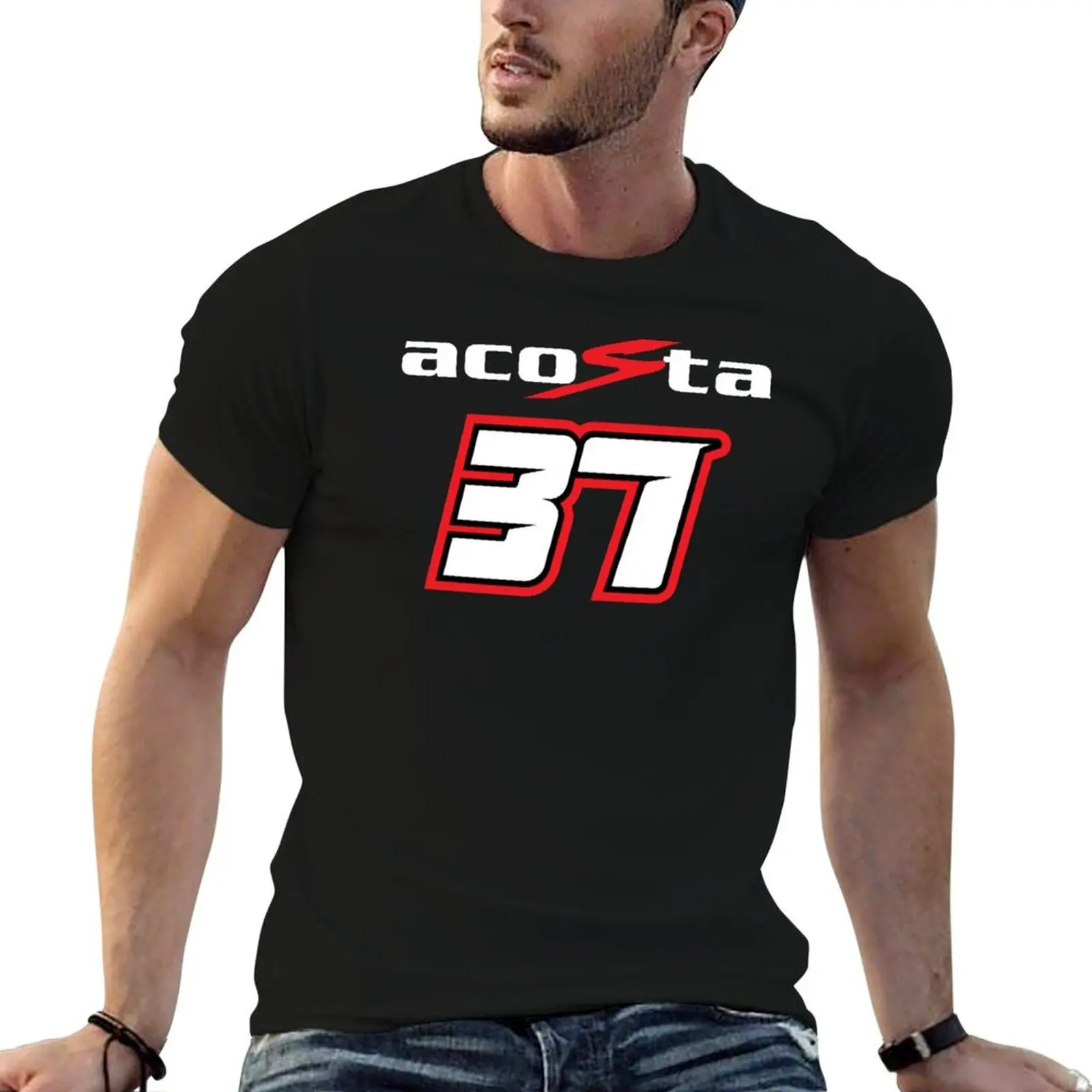 

Pedro Acosta Number 37 T-Shirt man t shirt summer t shirt man luxury T-Shirt