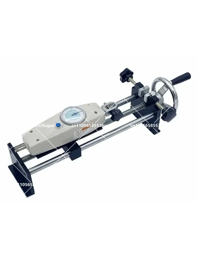 Hand-Cranked 500N/50KG Horizontal Force Gauge Test Stand Push-Pull Force Meter with Spiral Rack for Quality Control